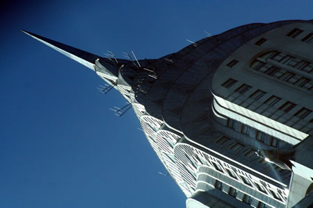 Chrysler Building at a slant